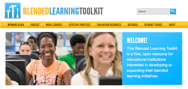 blended learning toolkit screen